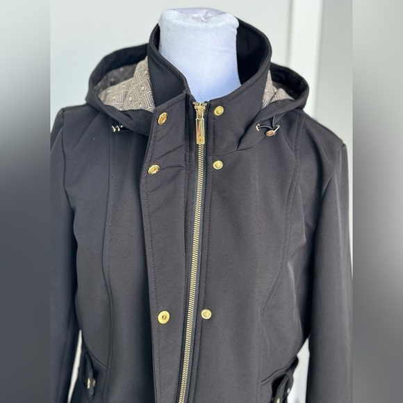 Liz Claiborne All Weather Midweight Softshell Black Jacket Small Bella Swan rain - Picture 5 of 13